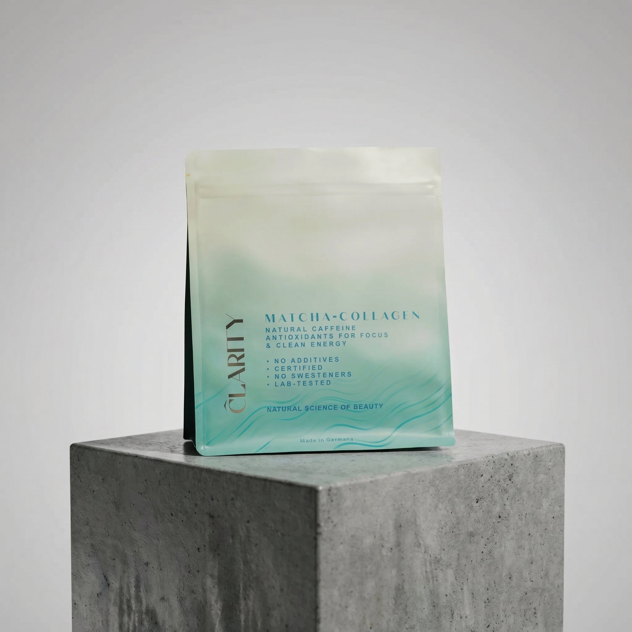 Collagen Typ I, II & III mit echtem Matcha + Natural Caffeine und Antioxidantien