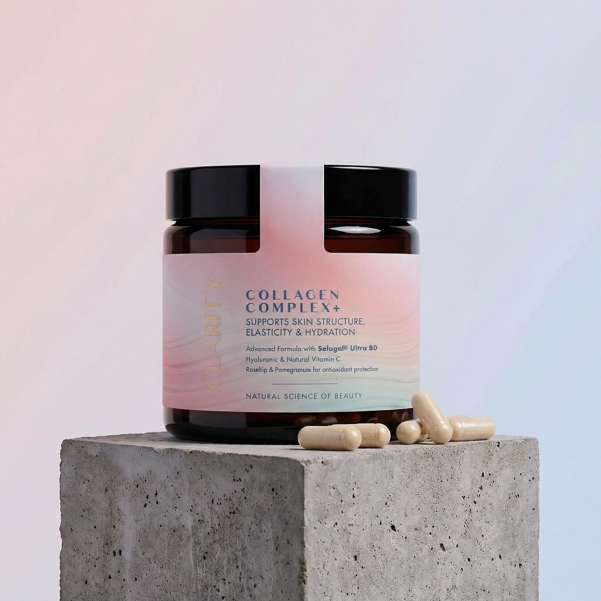 Collagen Complex+ Typ I & III - Unterstützt Hautstruktur, Elastizität und Feuchtigkeitsversorgung