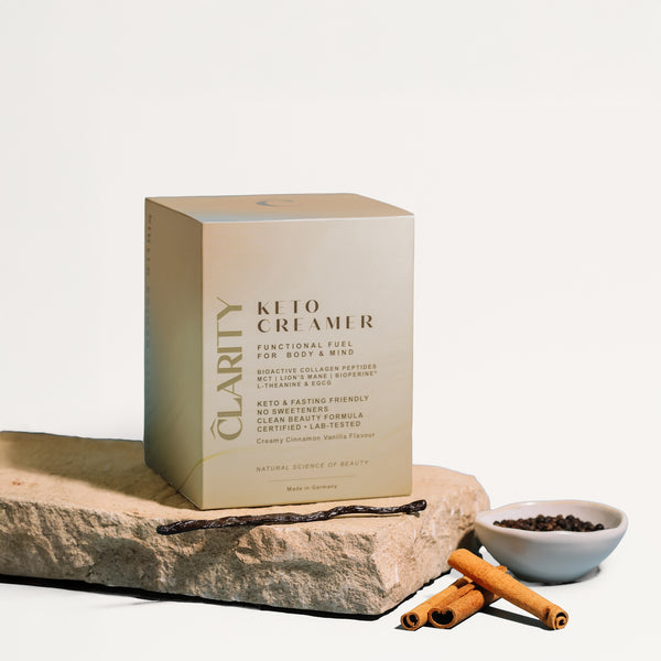 CLARITY KETO CREAMER - Bild mit Zutaten