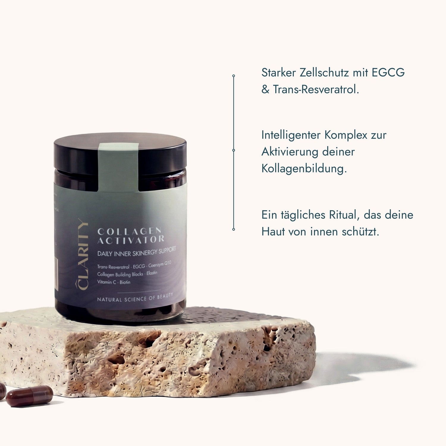 Collagen Activator Formula - Unterstützt Kollagenbildung, Zellschutz und Hautbalance.