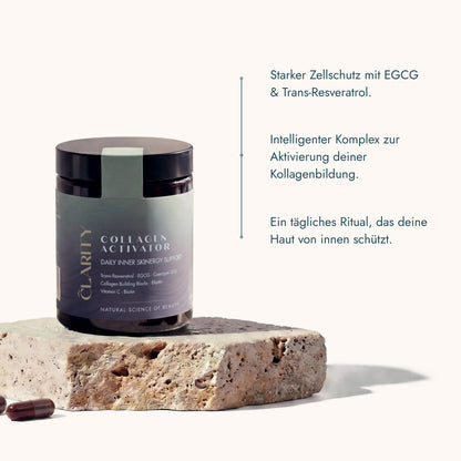 Collagen Activator Formula - Unterstützt Kollagenbildung, Zellschutz und Hautbalance.