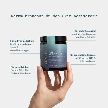 Collagen Activator Formula - Unterstützt Kollagenbildung, Zellschutz und Hautbalance.