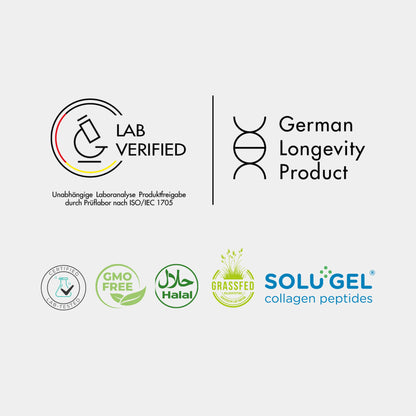 CLARITY MATCHA COLLAGEN - Bild mit Quality Check. 